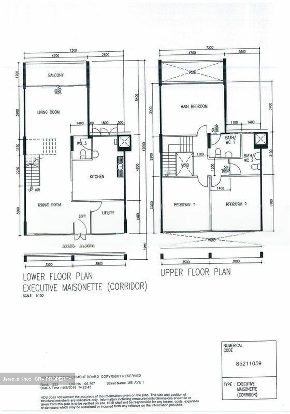 Blk 333 Kampong Ubi View (Geylang), HDB Executive #466294871